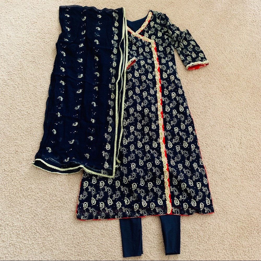 4 Piece Pakistani Sharara Set